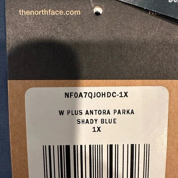 NWT! THE NORTH FACE WOMEN'S ANTORA PARKA WATERPROOF RAIN JACKET Shady Blue S~1X - Picture 13 of 16